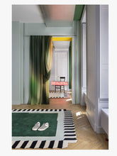 Load image into Gallery viewer, Dentelle Hexagone Classic Vert designed by Claude Cartier Studio for cc-tapis/230x300cm/D2642
